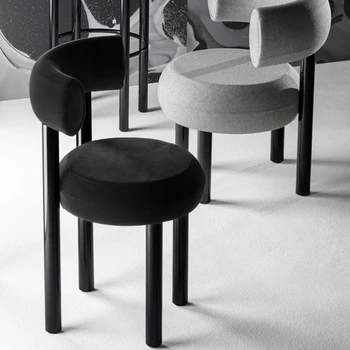 Обеденные стулья для офиса в скандинавском стиле, Патио, Эргономичный дизайн, Стулья для столовой в саду, Роскошные Бархатные Sillas Мебель для дома QQ