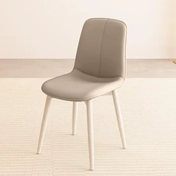 Обеденный стул в кремовом стиле, Простой Современный Легкий Роскошный стол, стул для ресторана, Мягкие кресла-мешки, Домашний Кофе, Досуг, Креатив