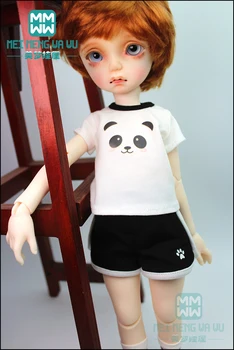 Одежда для куклы BJD Модная Белая панда из трех частей для куклы 30 см 1/6 BJD YOSD