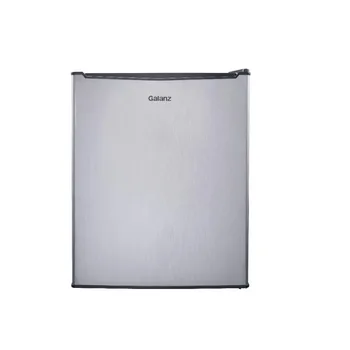 Однодверный мини-холодильник Galanz 2,7 кубических фута, внешний вид из нержавеющей стали, Estar