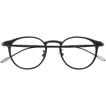 Оправа для очков из чистого титана, круглые ретро оптические очки для чтения при близорукости, Доступные фотохромные линзы Против синего луча
