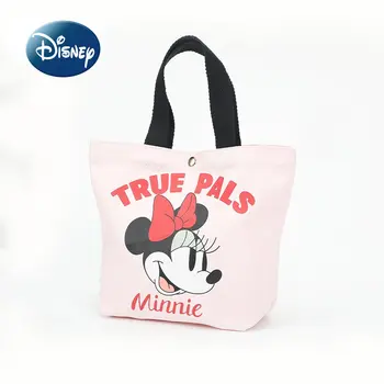 Оригинальная Новая женская сумка Disney Minnie's с мультяшной Модной женской сумкой, Высококачественная Сумка для хранения Большой емкости, сумка для Бенто