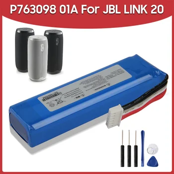 Оригинальная Сменная батарея P763098 01A 6000 мАч Для JBL Link 20 Link20 Bluetooth Аккумуляторы для наружных динамиков