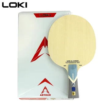Оригинальное Лезвие для настольного тенниса LOKI W81 Super ALC Внешнее Синее Ариловое Карбоновое Волокно Ракетка для пинг-понга для Быстрой Атаки с Петлей
