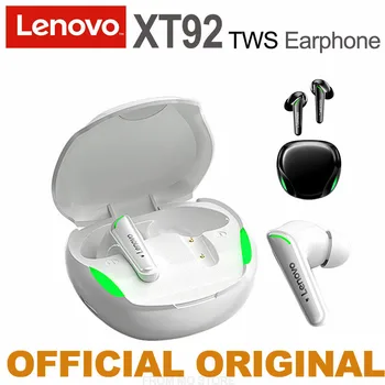 Оригинальные Наушники Lenovo Bluetooth XT92 TWS Игровые Наушники С Низкой Задержкой Профессиональные Игровые Вкладыши С Двойным Микрофоном Гарнитура XT91 Модернизирована