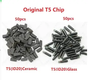 Оригинальный автомобильный ключ-чип T5 ID20 с углеродным чипом, чип автоответчика/Керамический чип T5 ID20/T5 (ID20) Чип печатной платы