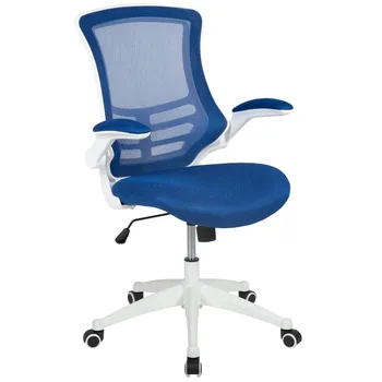 Офисное кресло Task с белой рамой и откидывающимися подлокотниками