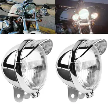 Передний вспомогательный фонарь мотоцикла Черный хром GN 125 Аксессуары для боковых фонарей Внешняя фара CM 125 Боковой фонарь