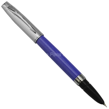 Перьевая ручка Baoer из фиолетового и серебристого металла F 0,38 мм BF228