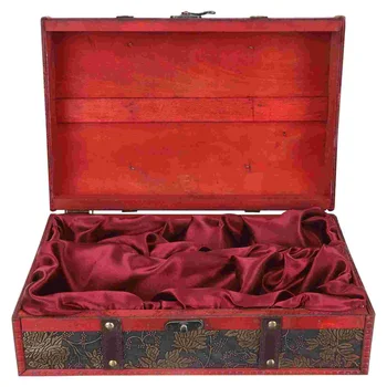 Подарочная коробка Для конфет Для Церемонии Двойной Держатель Коробки Упаковочный Кейс Деревянная Упаковка Pu Подарок