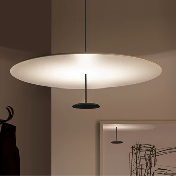 Подвесной светильник Lumina Dot, простой итальянский подвесной светильник в виде блюдца с НЛО для бара, декора гостиной, освещения обеденного стола
