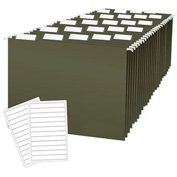 Подвесные папки, упаковка из папок для файлов 25 размеров, подвесные папки, Папки для картотечных шкафов