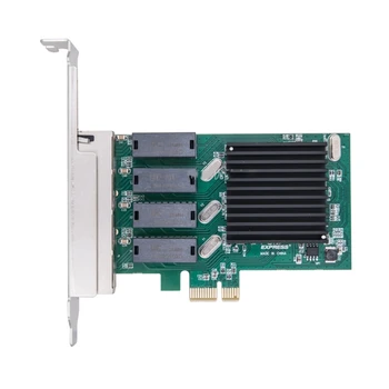 Поддержка переключения/полярности/перекоса от 51BE PCIE к 4-портовой гигабитной карте