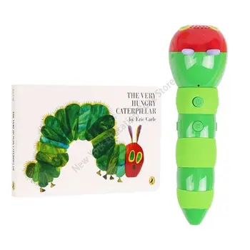 Подлинная версия Caterpillar Wifi, детская ручка для чтения, 32 г, Большая память, Детская Оксфордская ручка для чтения, подарочная коробка