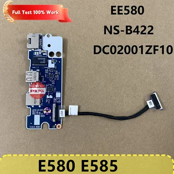 Подлинный Ноутбук USB LAN Card Reader Плата с Кабелем EE580 NS-B422 DC02001ZF10 01LW409 Для Ноутбука Lenovo ThinkPad E580 E585
