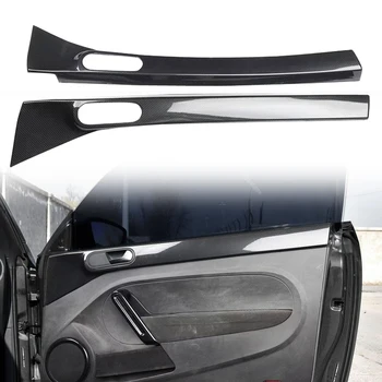 Подходит для Фольксваген Жук A5 2012-2019 Автомобильные аксессуары ABS Карбоновая панель передней двери, декор, отделка крышки, 2 шт.