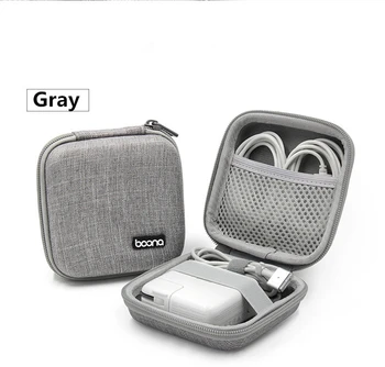 Портативный EVA Дорожный кабель, сумка для гаджетов, Органайзер, чехол для хранения ноутбука Macbook Air Pro, адаптер зарядного устройства