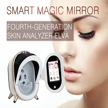 Портативный анализатор кожи с волшебным зеркалом, 3D сканер искусственного интеллекта, анализатор кожи лица, анализатор лица для салона красоты