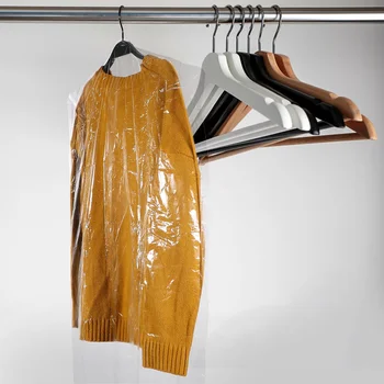 Прозрачные Пластиковые Пылезащитные Чехлы Для Одежды, Длинные Сумки для Одежды, Платья, Зимнее Пальто