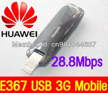 Разблокированный Huawei E367 HSPA + 28,8 Мбит/с Самый Быстрый USB 3G мобильный широкополосный ключ Новые данные и SMS-карта Бесплатная Доставка