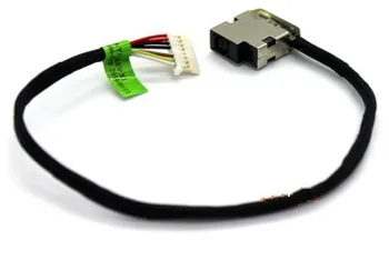 Разъем питания постоянного тока с кабелем для ноутбука HP 15S-DR2003 DR2002TX, гибкий кабель для зарядки постоянного тока 22,5 см