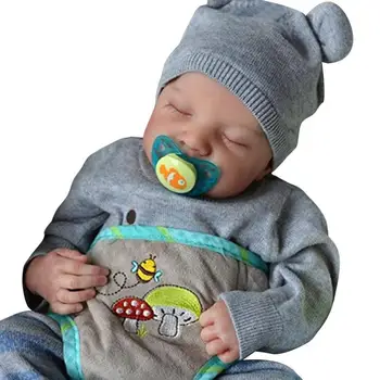 Реалистичная кукла для новорожденных, реалистичная игрушка из полипропиленового хлопка, Мягкая силиконовая детская кукла ручной работы, товары для новорожденных, Милые гибкие для