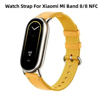 Ремешок для часов Xiaomi Mi Band 8/8 NFC Smart Watch, тканый браслет, Дышащие Удобные Сменные Аксессуары для часов
