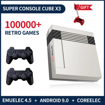 Ретро Игровая консоль Super Console Cube X3 4k HD TV Box со 100000 Классическими играми Для DC/SS/MAME/Аркадной игровой консоли