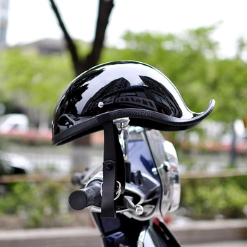 Ретро-шлем-совок для Harley Melon, шлем с утиным хвостом, вибрато, офицер безопасности, шлем той же банды, мотоциклетный шлем, полушлем