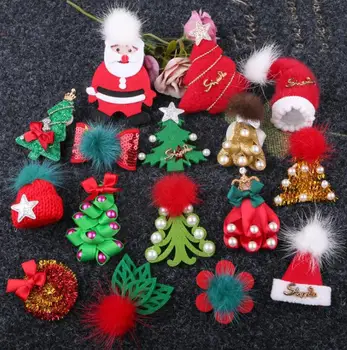 Рождественские аксессуары для волос, новогодние украшения, подарки Санта-Клауса для детей, повязка на голову