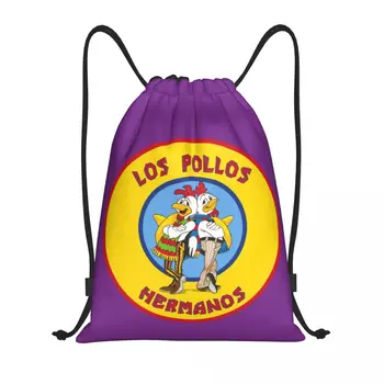 Рюкзак на шнурке от Los Pollos Hermanos, спортивная спортивная сумка для женщин и мужчин, сумка для покупок The Chicken Brothers