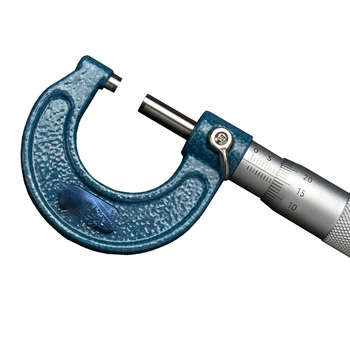 Сверхточный Наружный микрометр промышленного качества 0-25 мм со шпинделем из нержавеющей стали и твердосплавными наконечниками