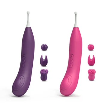 Секс-игрушки для взрослых, перезаряжаемые удары по клитору, сосание груди, высокочастотная вибрация в виде медовых бобов, массажная палочка, стимулятор вибрации