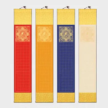 Сетки из рисовой бумаги С китайской Каллиграфией, Подвесной Символ, Украшение для прокрутки, Подвесная Ось