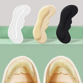 Силиконовые накладки на пятки для обуви Женские накладки на высокие каблуки Вкладыши для ног Накладки для снятия боли в пятках Наклейки на заднюю часть обуви Противоизносные