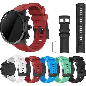 Силиконовый спортивный ремешок для часов Suunto Spartan Sport/Спортивные наручные часы HR/для Suunto 9 9 Baro Сменный Спортивный браслет