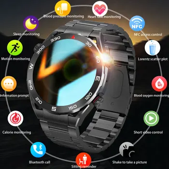 Смарт-часы LIGE, синхронизация траектории движения, Женский браслет для здоровья, Bluetooth-вызов, Водонепроницаемые Мужские Спортивные смарт-часы NFC + КОРОБКА