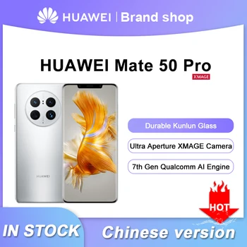 Смартфон NewHUAWEI Mate 50 Pro с 6,74-дюймовым OLED-экраном 120 Гц HarmonyOS 3,0 Snapdragon Gen 8 + 4G Octa Core мощностью до 66 Вт с наддувом