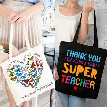 Спасибо вам за то, что вы действительно Супер сумка для учителя, сумка для покупок, подарки для учителей, сумка для покупок, подарок для учителя