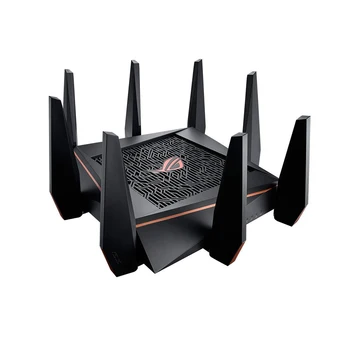ТОП-5 Лучших игровых Wi-Fi маршрутизаторов Оригинальный ASUS GT-AC5300 AC5300 Трехдиапазонный 5334 Мбит/с Для всей домашней сети 1,8 ГГц