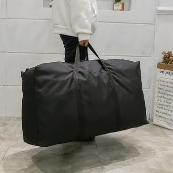 Тонкая складная сумка для багажа Унисекс, большая вместительная носимая спортивная сумка, Повседневная легкая мужская сумка, сумки для хранения одежды Weekender Oxford