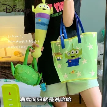 Трехглазая сетчатая сумка Aberdeen от Disney, большая вместительная ручная сумка с вышивкой из японского мультфильма, портативная ручная сумка для студенток