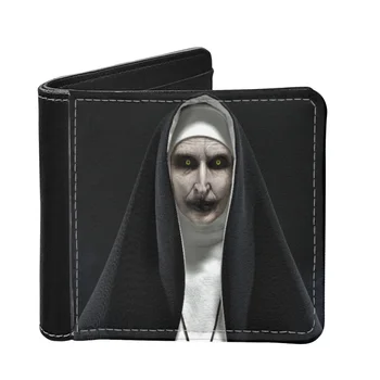 Ужасные кошельки для мужчин Ghost Nun Прочные мужские кошельки Прочный держатель для карт Зажим для денег Кошельки на заказ с рисунком для женщин Новые