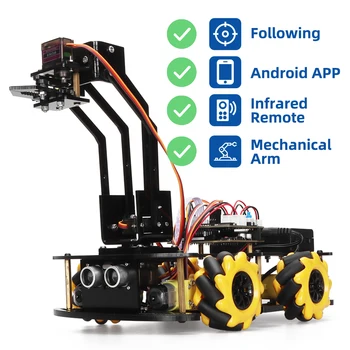 Умный робот-манипулятор Для программирования Arduino, Роботизированный стартер, Наборы автоматизации, Кодирующий Роботизированный электронный комплект, Обучающий комплект
