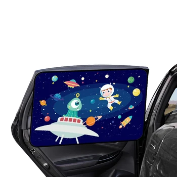 Универсальный автомобильный солнцезащитный козырек для защиты от ультрафиолета Занавеска на боковое окно Солнцезащитный козырек для маленьких Детей Милый Мультяшный автомобильный Стайлинг