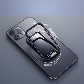 Универсальный держатель подставки для мобильного телефона Из цинкового сплава, Складной Кронштейн с кольцом-петлей, ультратонкий автомобильный магнитный держатель для настольного планшета