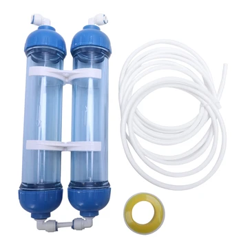 Фильтр для воды 2шт Корпус картриджа T33 Бутылка фильтра в виде ракушки Diy T33 4шт Фитинги Очиститель воды для системы обратного Осмоса