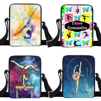 Художественная Гимнастика, сумка-мессенджер для подростков, сумки на плечо для мальчиков и девочек, дорожные мини-сумки, Повседневная Маленькая сумка, сумки для книг