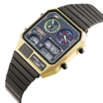 Часы HUMPBUCK Geneva, женские спортивные оригинальные цифровые часы, водонепроницаемые наручные роскошные часы, мужские