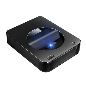 Черный цифровой портативный HD DLP светодиодный гостиничный офисный сенсорный видеопроектор T6A